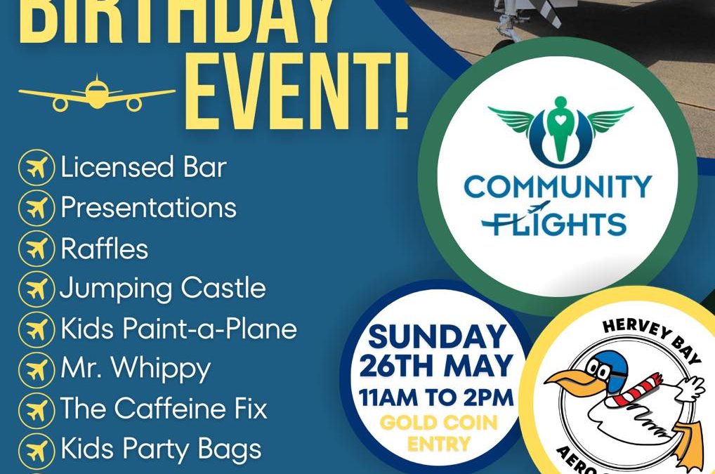 Community Flights 2nd Birthday Event